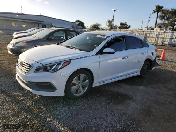2015 Hyundai Sonata 2.4L Limited with VIN 5NPE34AF0FH083402, listed as a Copart auction lot 47427585 with 74,886 mi miles and Salvage Title. Bid and sale history available at carsss.com. Image 1.