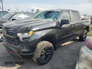 2023 Chevrolet Silverado 1500 LT Trail Boss with VIN 3GCPDFEK5PG120091, listed as a Copart auction lot 73944274 with Not Provided miles and Salvage Title. Bid and sale history available at DreamBid. Image 1.
