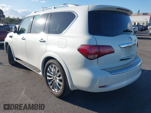 2016 Infiniti QX80 z VIN JN8AZ2NC3G9401366, wystawiony jako IAAI lot #41735277 z przebiegiem 99 570 mil mil oraz . Historia ofert i sprzedaży dostępna na DreamBid. Obrazek 3.