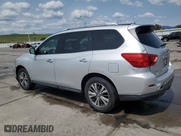 2018 Nissan Pathfinder Platinum with VIN 5N1DR2MM5JC665603, listed as a Copart auction lot 58505055 with 157,836 mi miles and Salvage title. Bid and sale history available at DreamBid. Image 2.
