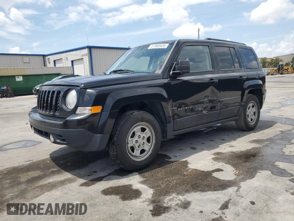 2015 Jeep Patriot Sport z VIN 1C4NJPBBXFD203960, wystawiony jako Copart lot #57860435 z przebiegiem 239 164 mil mil oraz Szkoda całkowita • Salvage title. Historia ofert i sprzedaży dostępna na DreamBid. Obrazek 1.