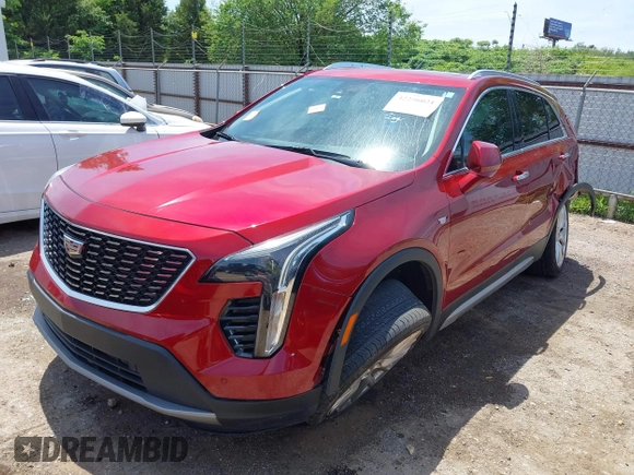 2019 Cadillac XT4 FWD Premium Luxury with VIN 1GYFZCR49KF207634, listed as a IAAI auction lot 42256021 with 67,481 mi miles and . Bid and sale history available at DreamBid. Image 2.