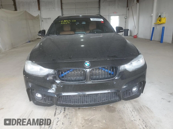 2017 BMW 3 Series 328d xDrive with VIN WBA8J1C39HA018933, listed as a Copart auction lot 58048895 with Not provided miles and Salvage title. Bid and sale history available at DreamBid. Image 5.