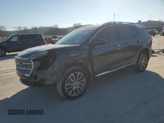 2022 GMC Terrain Denali with VIN 3GKALXEV1NL255229, listed as a Copart auction lot 88162335 with 41,835 mi miles and Salvage title. Bid and sale history available at DreamBid. Image 1.