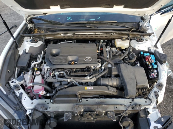 2022 Lexus ES 300h Luxury with VIN 58AEA1C11NU018217, listed as a Copart auction lot 43803745 with 9,446 mi miles and Salvage title. Bid and sale history available at DreamBid. Image 11.