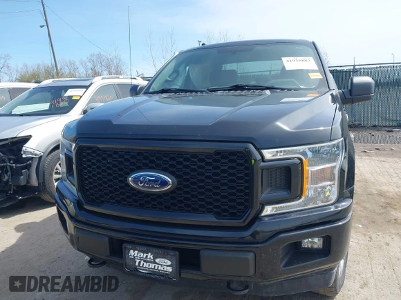 2018 Ford F-150 XL with VIN 1FTEX1EP8JFE62690, listed as a IAAI auction lot 41936883 with 162,174 mi miles. Bid and sale history available at carsss.com. Image 12.