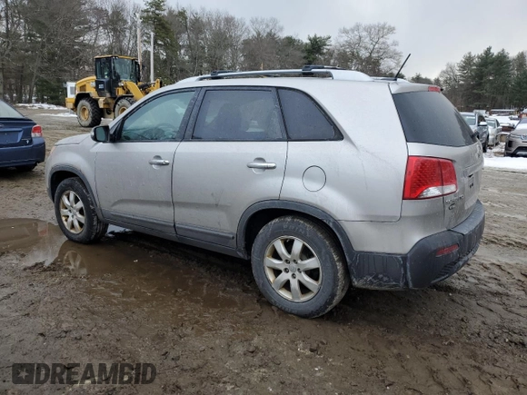 2013 Kia Sorento LX with VIN 5XYKT3A60DG405506, listed as a Copart auction lot 42746705 with 0 mi miles and Salvage Title. Bid and sale history available at carsss.com. Image 2.