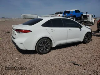 2020 Toyota Corolla SE with VIN JTDS4RCE5LJ016170, listed as a Copart auction lot 50969895 with 58,383 mi miles and Salvage Title. Bid and sale history available at DreamBid. Image 3.