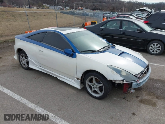 2000 Toyota Celica GTS z VIN JTDDY32T2Y0015579, wystawiony jako IAAI lot #41548735 z przebiegiem Nie podano mil oraz . Historia ofert i sprzedaży dostępna na DreamBid. Obrazek 1.