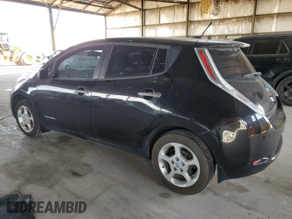 2013 Nissan LEAF SL with VIN 1N4AZ0CPXDC405554, listed as a Copart auction lot 52554505 with 65,153 mi miles and Clean Title. Bid and sale history available at DreamBid. Image 2.
