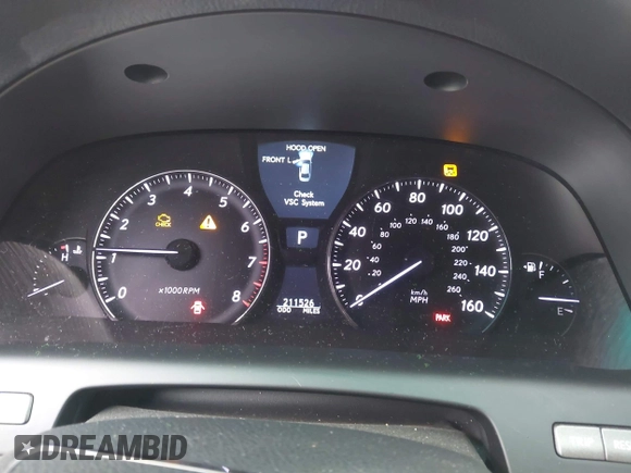 2008 Lexus LS 460 with VIN JTHBL46F185068226, listed as a IAAI auction lot 42068711 with 211,526 mi miles and . Bid and sale history available at DreamBid. Image 7.