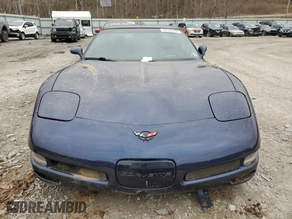2001 Chevrolet Corvette with VIN 1G1YY22G515121394, listed as a Copart auction lot 47123245 with 0 mi miles and Salvage Title. Bid and sale history available at carsss.com. Image 5.