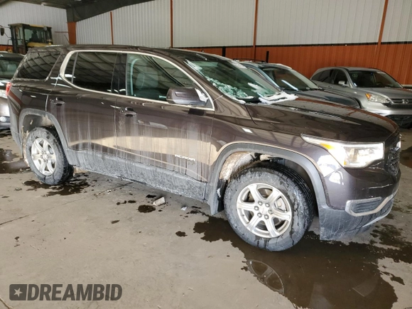 2018 GMC Acadia SLE with VIN 1GKKNRLS1JZ191389, listed as a Copart auction lot 82144524 with 59,235 mi miles and Clean title. Bid and sale history available at DreamBid. Image 4.