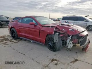 2019 Ford Mustang GT with VIN 1FA6P8CFXK5105693, listed as a Copart auction lot 50537475 with 69,543 mi miles and Salvage Title. Bid and sale history available at carsss.com. Image 4.