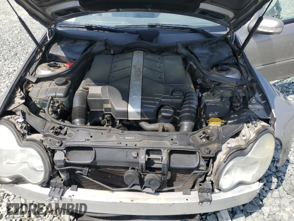 2004 Mercedes-Benz C 240 with VIN WDBRF61J44A551739, listed as a Copart auction lot 55145435 with 82,864 mi miles and Salvage title. Bid and sale history available at DreamBid. Image 11.