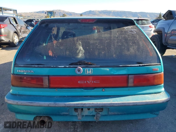 1991 Honda Civic z VIN 2HGED7366MH518166, wystawiony jako Copart lot #87556605 z przebiegiem Nie podano mil oraz Szkoda całkowita • Salvage title. Historia ofert i sprzedaży dostępna na DreamBid. Obrazek 6.