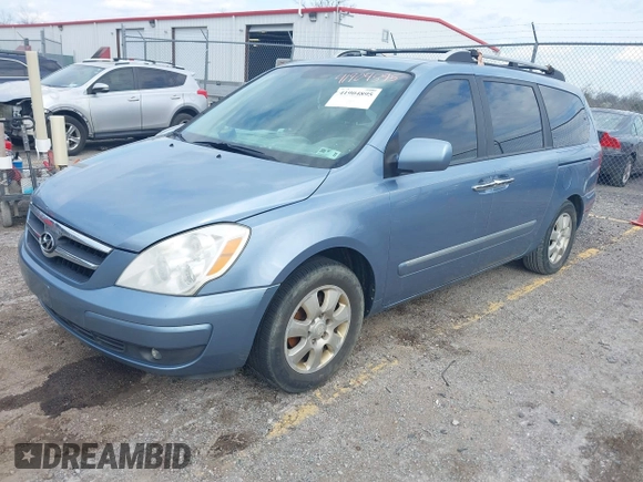 2007 Hyundai Entourage GLS with VIN KNDMC233676035708, listed as a IAAI auction lot 41904895 with 253,017 mi miles and . Bid and sale history available at DreamBid. Image 2.