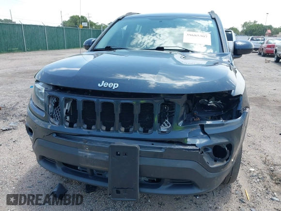 2016 Jeep Compass High Altitude Edition with VIN 1C4NJCEA3GD536062, listed as a IAAI auction lot 39685307 with 90,247 mi miles. Bid and sale history available at carsss.com. Image 6.