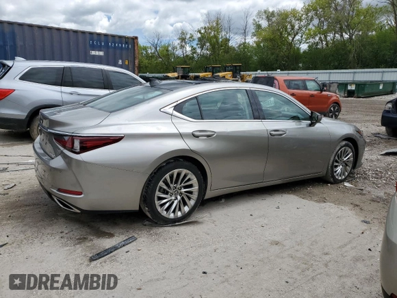 2020 Lexus ES 350 Luxury with VIN 58AEZ1B18LU073576, listed as a Copart auction lot 57630025 with 73,718 mi miles and Non repairable. Bid and sale history available at DreamBid. Image 3.