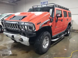 2008 Hummer H2 SUV with VIN 5GRGN23848H104242, listed as a Copart auction lot 80459214 with 118,574 mi miles and Salvage Title. Bid and sale history available at carsss.com. Image 1.