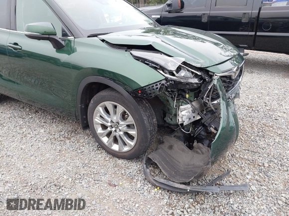 2023 Toyota Highlander L with VIN 5TDKDRBH5PS500246, listed as a IAAI auction lot 42429520 with 37,520 mi miles and . Bid and sale history available at DreamBid. Image 6.