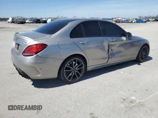 2019 Mercedes-Benz C 43 AMG with VIN 55SWF6EB7KU309344, listed as a Copart auction lot 50635725 with 64,153 mi miles and Salvage title. Bid and sale history available at DreamBid. Image 3.