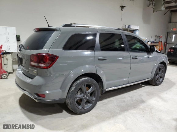 2019 Dodge Journey Crossroad with VIN 3C4PDCGG6KT716737, listed as a Copart auction lot 86981064 with 122,590 mi miles and Salvage Title. Bid and sale history available at carsss.com. Image 3.