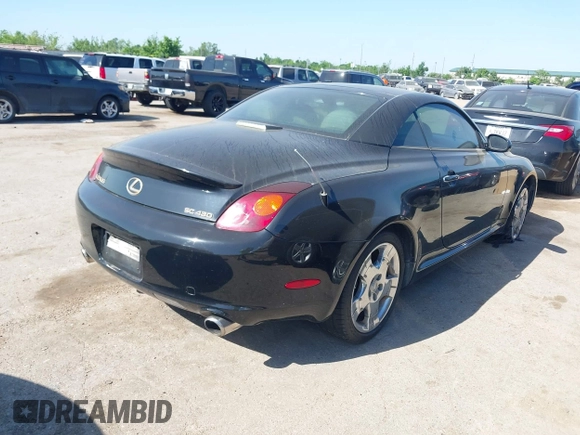 2004 Lexus SC 430 with VIN JTHFN48Y540053505, listed as a IAAI auction lot 41981873 with 144,553 mi miles and . Bid and sale history available at DreamBid. Image 4.