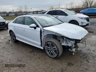 2019 Audi A3 Sedan Premium Plus with VIN WAUJEGFF3K1020148, listed as a Copart auction lot 44443714 with 37,891 mi miles. Bid and sale history available at carsss.com. Image 4.