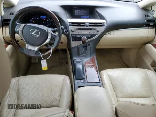 2013 Lexus RX 450h with VIN JTJZB1BA3D2008890, listed as a Copart auction lot 49958315 with 201,231 mi miles and Salvage title. Bid and sale history available at DreamBid. Image 8.