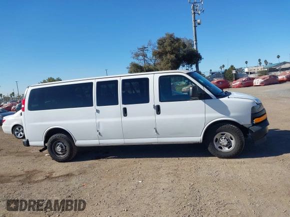 2019 Chevrolet Express Passenger LS with VIN 1GAZGNFP5K1278693, listed as a IAAI auction lot 41299257 with 134,845 mi miles and . Bid and sale history available at DreamBid. Image 13.
