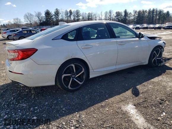 2018 Honda Accord Sedan Sport 1.5T with VIN 1HGCV1F34JA150034, listed as a Copart auction lot 45454355 with 173,698 mi miles and Salvage Title. Bid and sale history available at carsss.com. Image 3.