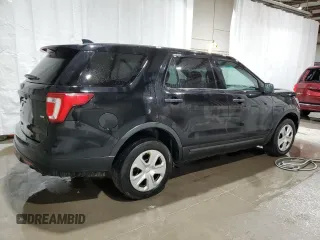 2016 Ford Utility Police Interceptor with VIN 1FM5K8AR0GGA20404, listed as a Copart auction lot 75205934 with 180,626 mi miles and Salvage Title. Bid and sale history available at carsss.com. Image 3.