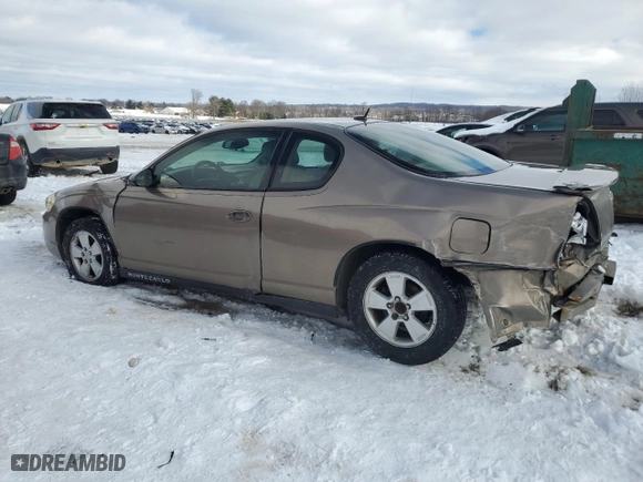 2006 Chevrolet Monte Carlo LT 3.5L with VIN 2G1WM15K369284276, listed as a Copart auction lot 89165165 with 178,916 mi miles and Clean Title. Bid and sale history available at carsss.com. Image 2.