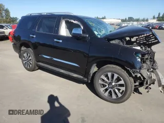 2019 Toyota Sequoia Limited with VIN 5TDJY5G11KS171719, listed as a Copart auction lot 69651034 with 0 mi miles and Salvage Title. Bid and sale history available at carsss.com. Image 4.