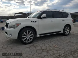 2014 Infiniti QX80 with VIN JN8AZ2NF3E9551727, listed as a Copart auction lot 50947605 with 222,659 mi miles and Clean Title. Bid and sale history available at carsss.com. Image 1.