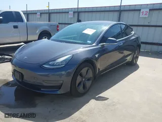 2018 Tesla Model 3 Long Range Battery with VIN 5YJ3E1EA4JF157782, listed as a IAAI auction lot 41774169 with 123,239 mi miles. Bid and sale history available at carsss.com. Image 23.