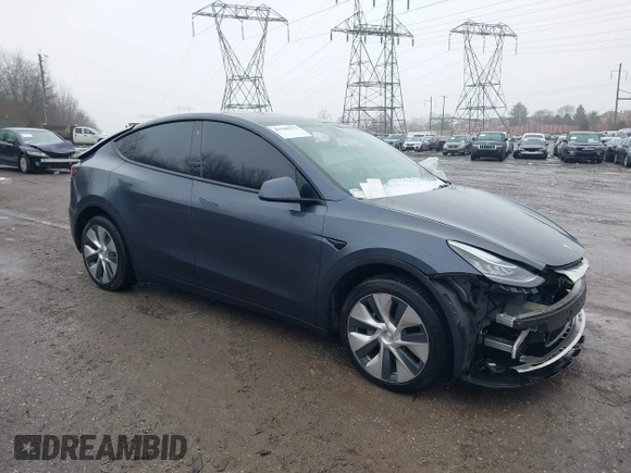 2022 Tesla Model Y Long Range z VIN 7SAYGDEE9NF331410, wystawiony jako IAAI lot #41580172 z przebiegiem 81 794 mil mil oraz . Historia ofert i sprzedaży dostępna na DreamBid. Obrazek 1.