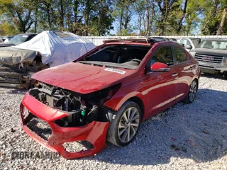 2018 Hyundai Accent Limited with VIN 3KPC34A37JE010621, listed as a Copart auction lot 40068504 with 40,445 mi miles and Salvage Title. Bid and sale history available at carsss.com. Image 2.