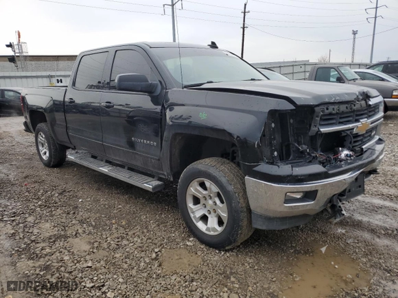 2015 Chevrolet Silverado 1500 LT with VIN 3GCUKREC4FG388373, listed as a Copart auction lot 46484895 with 144,233 mi miles and Salvage Title. Bid and sale history available at carsss.com. Image 4.
