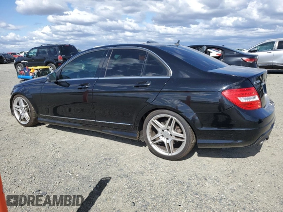 2013 Mercedes-Benz C 300 Sport with VIN WDDGF8AB1DR258319, listed as a Copart auction lot 56580615 with 212,921 mi miles and Clean Title. Bid and sale history available at DreamBid. Image 2.