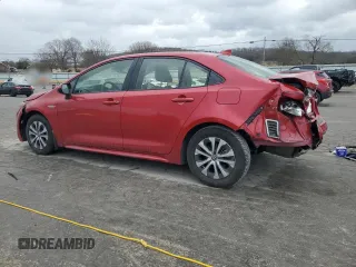 2021 Toyota Corolla Hybrid LE with VIN JTDEAMDE9MJ003897, listed as a Copart auction lot 47861925 with 64,693 mi miles and Salvage Title. Bid and sale history available at carsss.com. Image 2.
