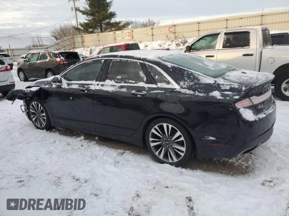 2020 Lincoln MKZ Reserve with VIN 3LN6L5F99LR622374, listed as a Copart auction lot 88517945 with Not Provided miles and Non Repairable. Bid and sale history available at DreamBid. Image 2.