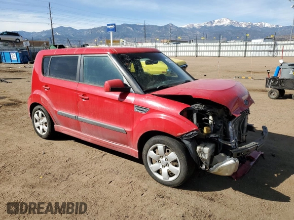 2011 Kia Soul + with VIN KNDJT2A28B7201453, listed as a Copart auction lot 48331835 with 0 mi miles and Salvage Title. Bid and sale history available at carsss.com. Image 4.