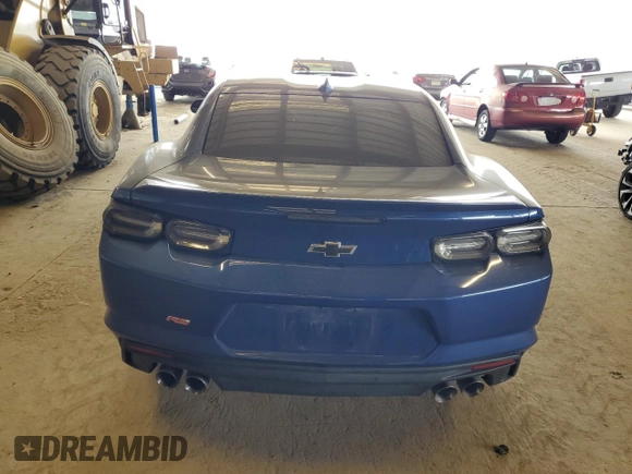 2019 Chevrolet Camaro 2LT with VIN 1G1FD1RS2K0123156, listed as a Copart auction lot 47807145 with 70,221 mi miles and Salvage Title. Bid and sale history available at carsss.com. Image 6.