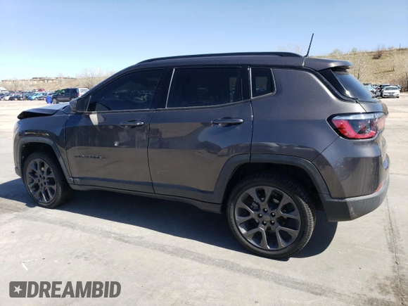 2021 Jeep Compass 80th Anniversary with VIN 3C4NJDEB1MT550319, listed as a Copart auction lot 52038445 with 28,461 mi miles and Salvage title. Bid and sale history available at DreamBid. Image 2.