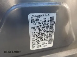 2008 Nissan Rogue S with VIN JN8AS58V38W410266, listed as a Copart auction lot 55527815 with 189,391 mi miles and Salvage Title. Bid and sale history available at DreamBid. Image 13.