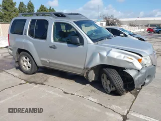 2005 Nissan Xterra S with VIN 5N1AN08U25C617723, listed as a IAAI auction lot 41588610 with Not Provided miles. Bid and sale history available at carsss.com. Image 1.