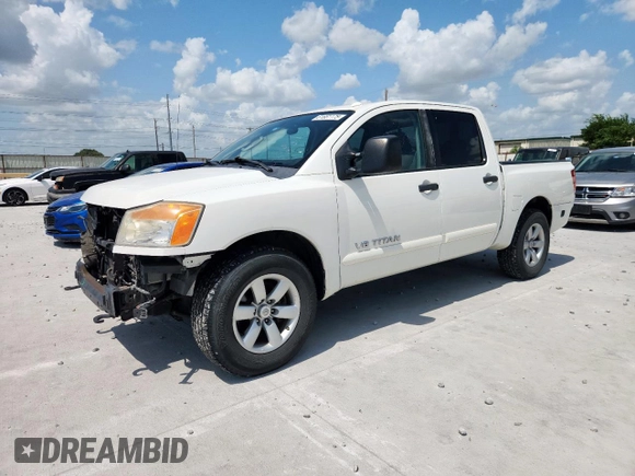 2011 Nissan Titan SV with VIN 1N6AA0ED7BN303938, listed as a Copart auction lot 61661175 with 138,098 mi miles and Salvage title. Bid and sale history available at DreamBid. Image 1.