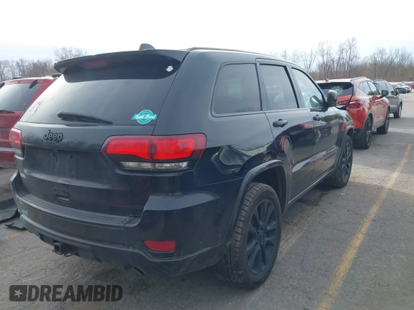 2017 Jeep Grand Cherokee Laredo with VIN 1C4RJFAG7HC873211, listed as a IAAI auction lot 40849066 with 139,430 mi miles. Bid and sale history available at carsss.com. Image 4.